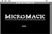 Dark Queen of Krynn, The for Macintosh - MicroMagic logo.