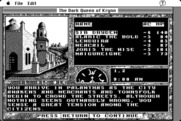 Dark Queen of Krynn, The for Macintosh - Game start.