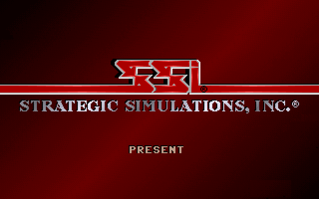 Dark Queen of Krynn, The IBM PC/Compatibles Screenshot: SSI logo.