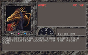 Dark Queen of Krynn, The for IBM PC/Compatibles - Demo: cold, reptilian eyes provide a warning...