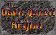 Dark Queen of Krynn, The for IBM PC/Compatibles - Main title screen.