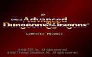 Dark Queen of Krynn, The for IBM PC/Compatibles - Advanced Dungeons and Dragons title screen.