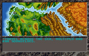 Dark Queen of Krynn, The for IBM PC/Compatibles - Demo: a map of the lands.