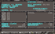 Dark Queen of Krynn, The for IBM PC/Compatibles - Character stats.