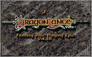 Dark Queen of Krynn, The for IBM PC/Compatibles - DragonLance title screen.
