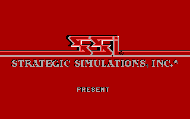 Dark Queen of Krynn, The IBM PC/Compatibles Screenshot: SSI logo.