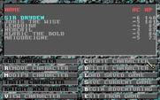 Dark Queen of Krynn, The for IBM PC/Compatibles - The main menu.
