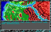 Dark Queen of Krynn, The for IBM PC/Compatibles - Demo: map of the lands.