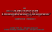 Dark Queen of Krynn, The for IBM PC/Compatibles - Advanced Dungeons & Dragons logo.