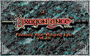 Dark Queen of Krynn, The for IBM PC/Compatibles - DragonLance title screen.
