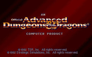 Dark Queen of Krynn, The for Amiga - Advanced Dungeons & Dragons logo.
