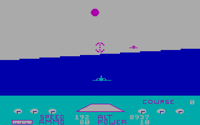 Hellcat Ace IBM PC/Compatibles Screenshot: Starting a game.
