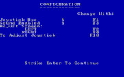 Hellcat Ace for IBM PC/Compatibles - Game configuration.