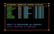 War of the Lance for Commodore 64 - The quest is still proceeding on schedule...