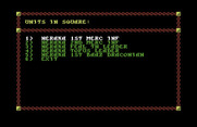 War of the Lance for Commodore 64 - Examining units in a square...
