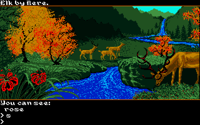 Transylvania III: Vanquish the Night IBM PC/Compatibles Screenshot: Arrived at an open field.