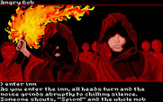 Transylvania III: Vanquish the Night for IBM PC/Compatibles - These folks don't look too friendly...