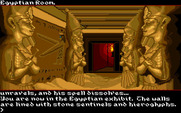 Transylvania III: Vanquish the Night for IBM PC/Compatibles - Arrived at an Egyption exhibit.