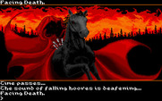 Transylvania III: Vanquish the Night for IBM PC/Compatibles - Facing death!