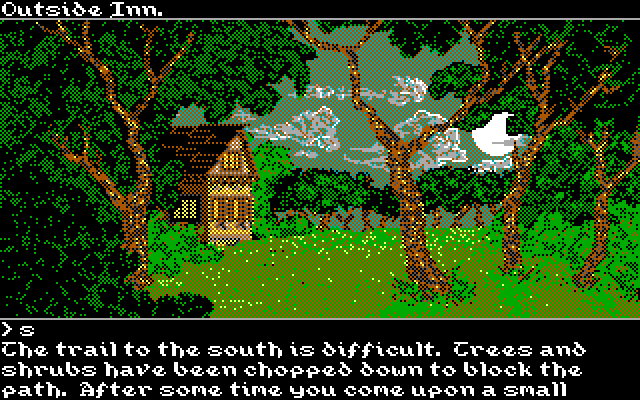 Transylvania III: Vanquish the Night IBM PC/Compatibles Screenshot: There is an inn here.