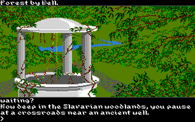 Transylvania III: Vanquish the Night IBM PC/Compatibles Screenshot: A lush woodland.