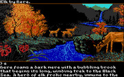 Transylvania III: Vanquish the Night for IBM PC/Compatibles - Some deer...and some roses.