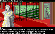 Transylvania III: Vanquish the Night for IBM PC/Compatibles - A gate blocks the path.