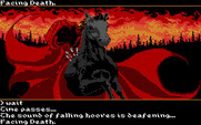 Transylvania III: Vanquish the Night for IBM PC/Compatibles - Facing death!