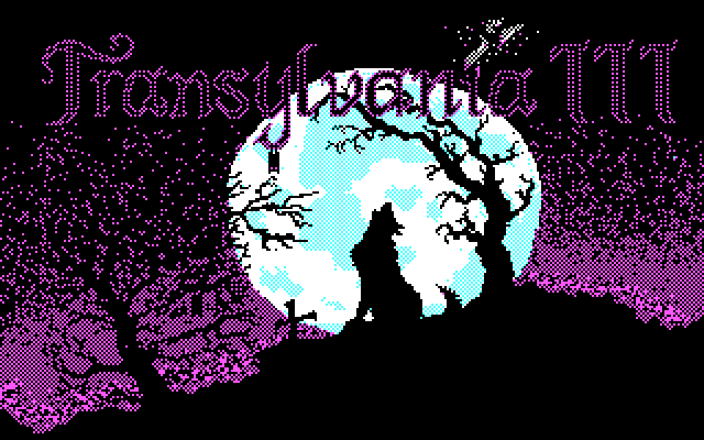 Transylvania III: Vanquish the Night IBM PC/Compatibles Screenshot: Title screen.