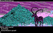 Transylvania III: Vanquish the Night for IBM PC/Compatibles - There is a mountain goat here...what should I do?