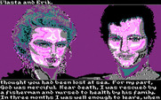 Transylvania III: Vanquish the Night for IBM PC/Compatibles - Talking to Vlasta and Erik.