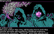 Transylvania III: Vanquish the Night for IBM PC/Compatibles - These folks don't look friendly...what should I do now?