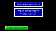 Transylvania III: Vanquish the Night for IBM PC/Compatibles - Install start.