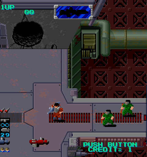 Heavy Barrel Arcade Screenshot: Start of the second level...