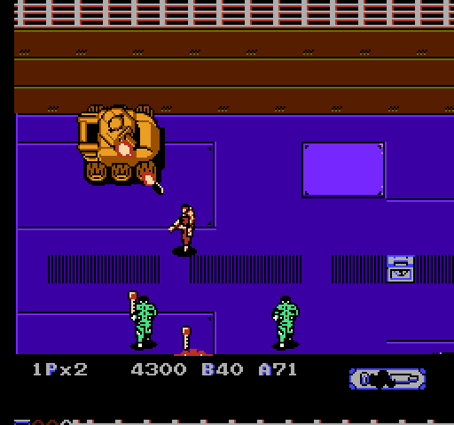 Heavy Barrel NES / Famicom Screenshot: Tanks are dangerous...and another one appears here!