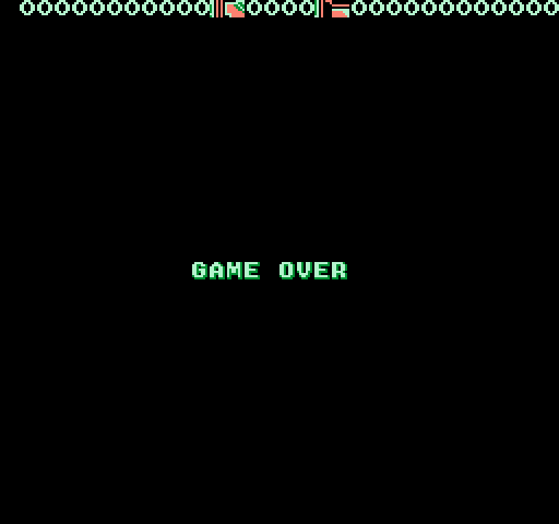 Heavy Barrel NES / Famicom Screenshot: Game over.