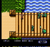 Heavy Barrel for NES / Famicom - This bridge is heavily guarded!
