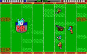 Grave Yardage for IBM PC/Compatibles - Game start; the kickoff uses a canon!