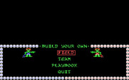 Grave Yardage for IBM PC/Compatibles - Construction set menu.