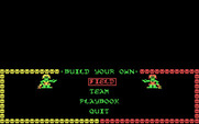 Grave Yardage for IBM PC/Compatibles - Build your own menu.