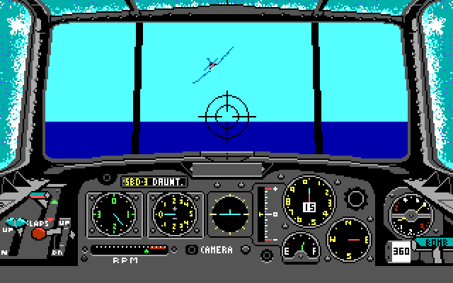 Battlehawks 1942 IBM PC/Compatibles Screenshot: Starting the next mission...
