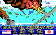 Battlehawks 1942 for IBM PC/Compatibles - Title screen.