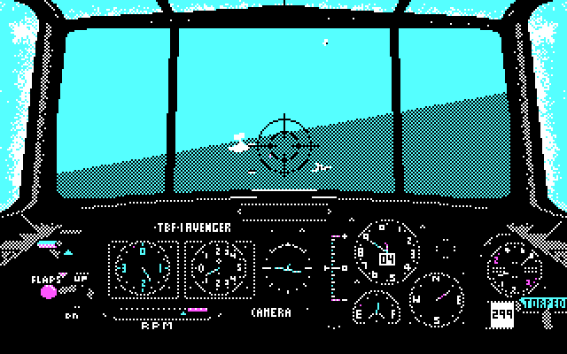 Battlehawks 1942 IBM PC/Compatibles Screenshot: Next mission start...