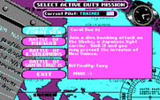 Battlehawks 1942 for IBM PC/Compatibles - Select a mission.