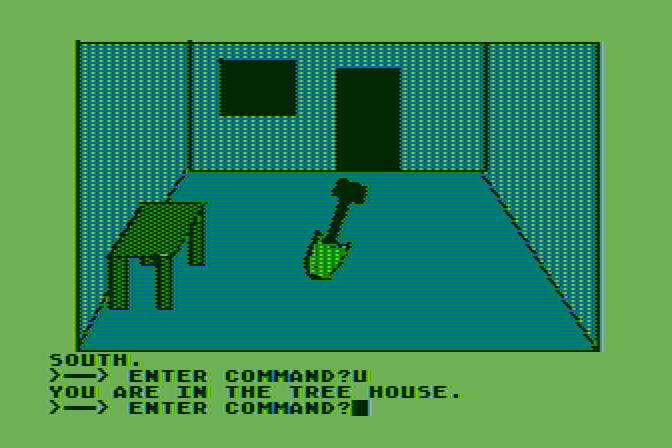 Hi-Res Adventure #2: The Wizard and the Princess Atari 8-bit Screenshot: A shovel! This is useful...