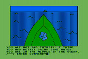 Hi-Res Adventure #2: The Wizard and the Princess for Atari 8-bit - Lost at sea...