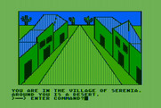 Hi-Res Adventure #2: The Wizard and the Princess for Atari 8-bit - Game start.