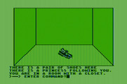 Hi-Res Adventure #2: The Wizard and the Princess for Atari 8-bit - Found some shoes in the closet...