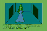 Hi-Res Adventure #2: The Wizard and the Princess for Atari 8-bit - The frog turns into a princess...