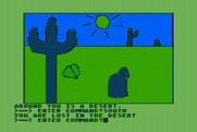 Hi-Res Adventure #2: The Wizard and the Princess for Atari 8-bit - I am lost in the desert...